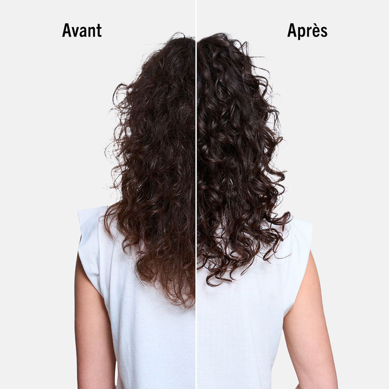Avant/apr&egrave;s avoir restaur&eacute; l'hydratation de la chevelure avec Moisture Kick
